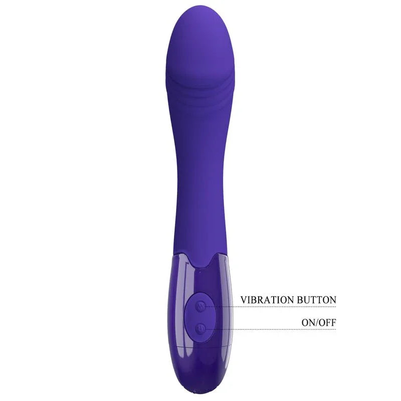 PRETTY LOVE - ELEMENTAL YOUTH VIOLET VIBRATOR DILDO - Vanelion Paradise
