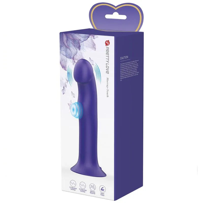 PRETTY LOVE - MURRAY YOUTH VIBRIERENDER DILDO & WIEDERAUFLADBARER VIOLETT - Vanelion Paradise