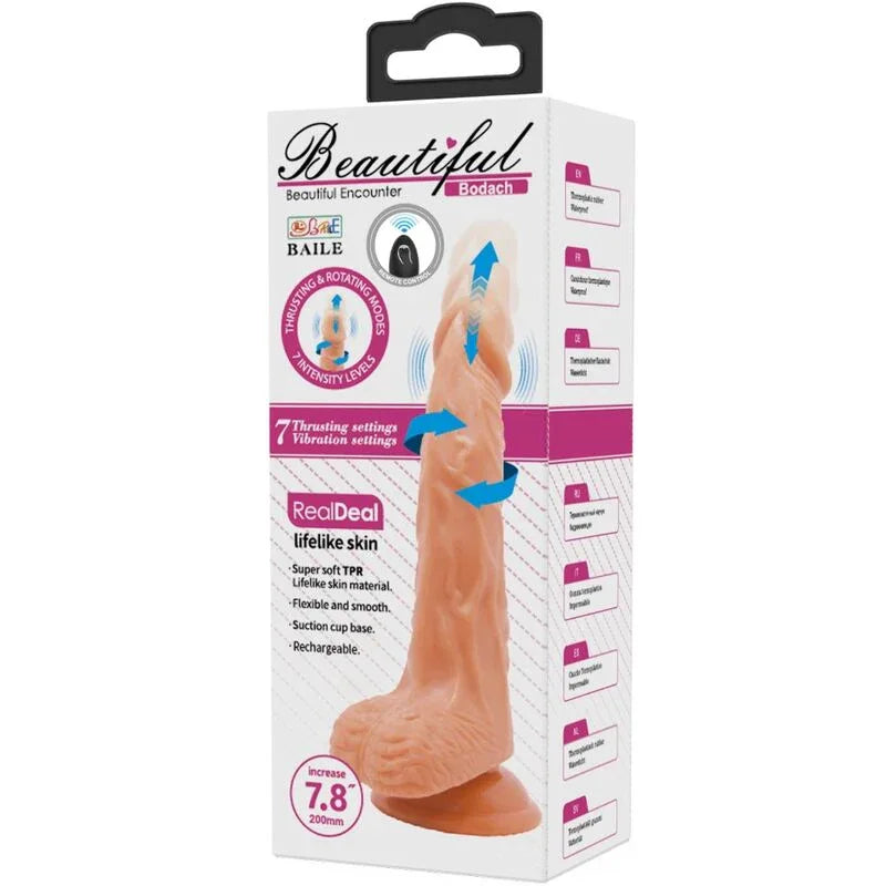 BAILE - BODACH REALISTISCHER VIBRATOR MIT FERNBEDIENUNGSSAUGNAPF - Vanelion Paradise