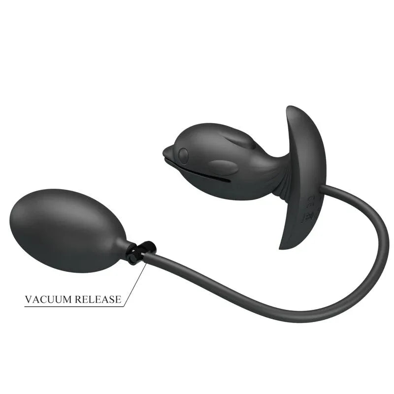 PRETTY LOVE - AUFBLASBARER & WIEDERAUFLADBARER DELFIN ANALSPLUG - Vanelion Paradise