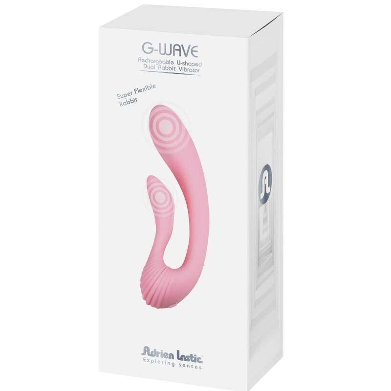 ADRIEN LASTIC - G-WAVE DUAL RABBIT VIBRATOR ROSA - Vanelion Paradise