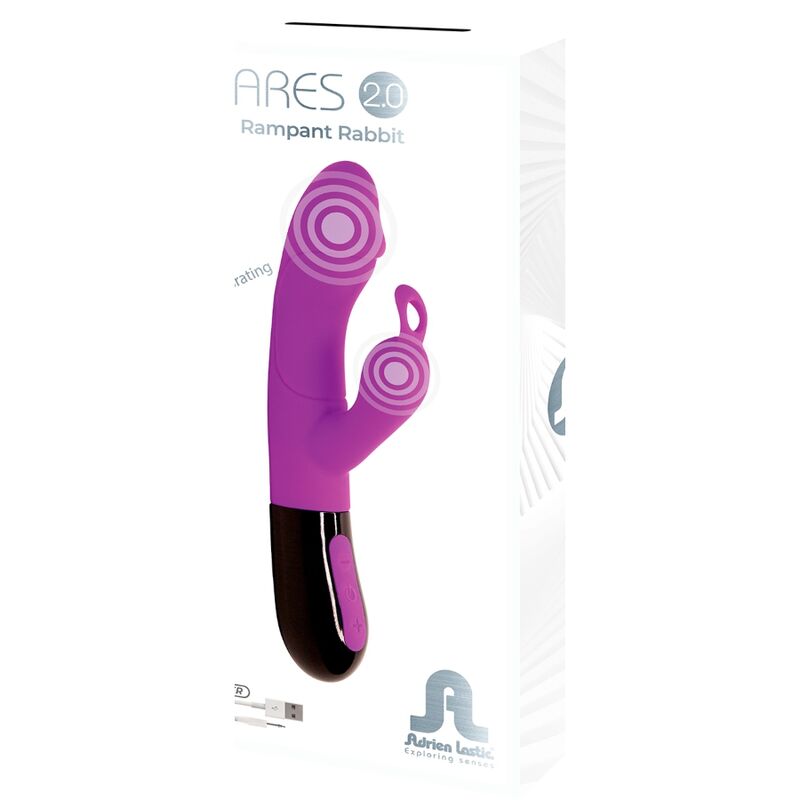 ADRIEN LASTIC - ARES 2.0 RABBIT VIBRATOR VIOLETT