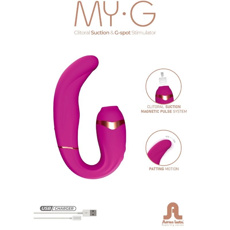 ADRIEN LASTIC - MY·G KLITORISAUGER UND G-SPOT-STIMULATOR ROSA