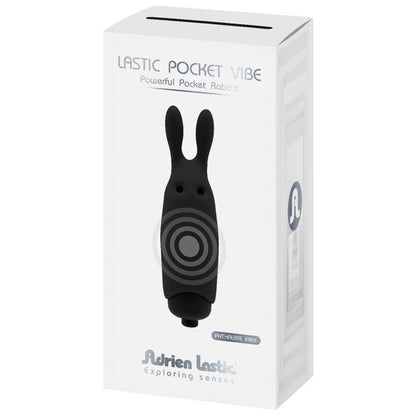 ADRIEN LASTIC - LASTIC POCKET BLACK RABBIT VIBRATOR