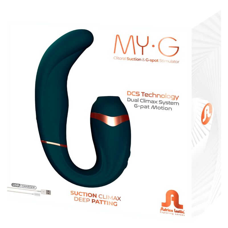 ADRIEN LASTIC - MY·G KLITORISAUGER UND G-SPOT-STIMULATOR DUNKELGRÜN