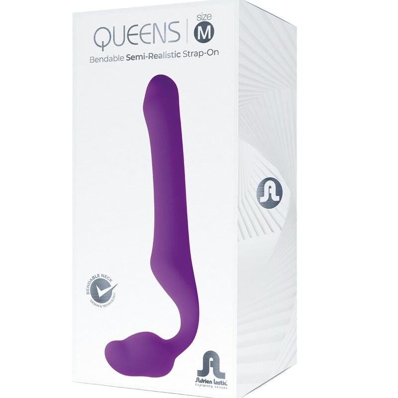 ADRIEN LASTIC  QUEENS STRAP-ON FLEXIBEL VIOLETT GRÖSSE M