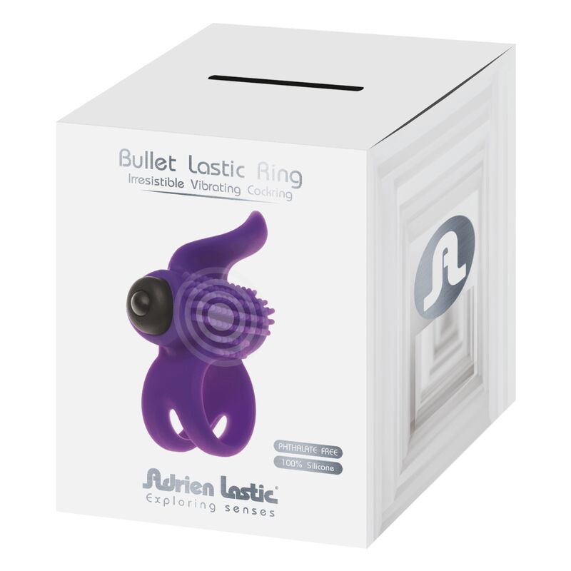 ADRIEN LASTIC - BULLET LASTIC VIOLETT VIBRATORRING