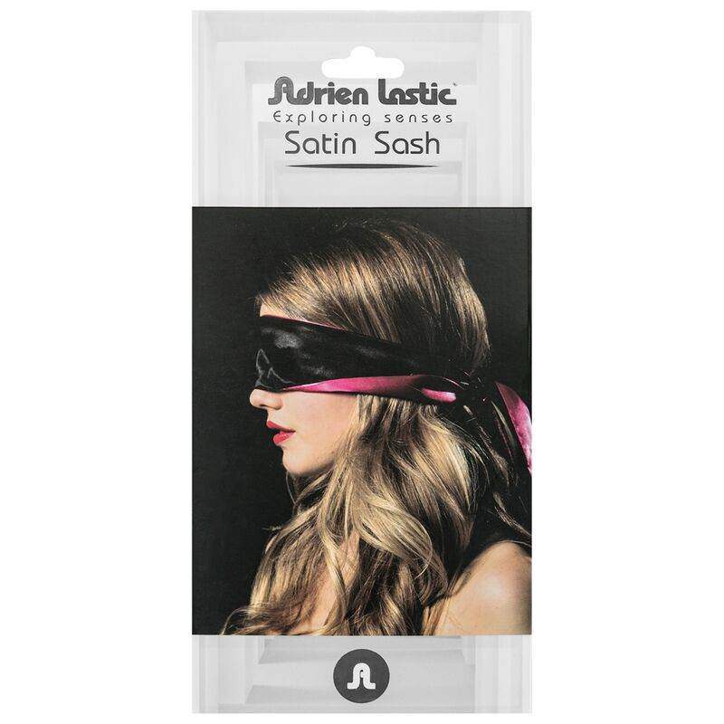 ADRIEN LASTIC  WENDEBANDAGE IN SATINROSA/SCHWARZ - Vanelion Paradise