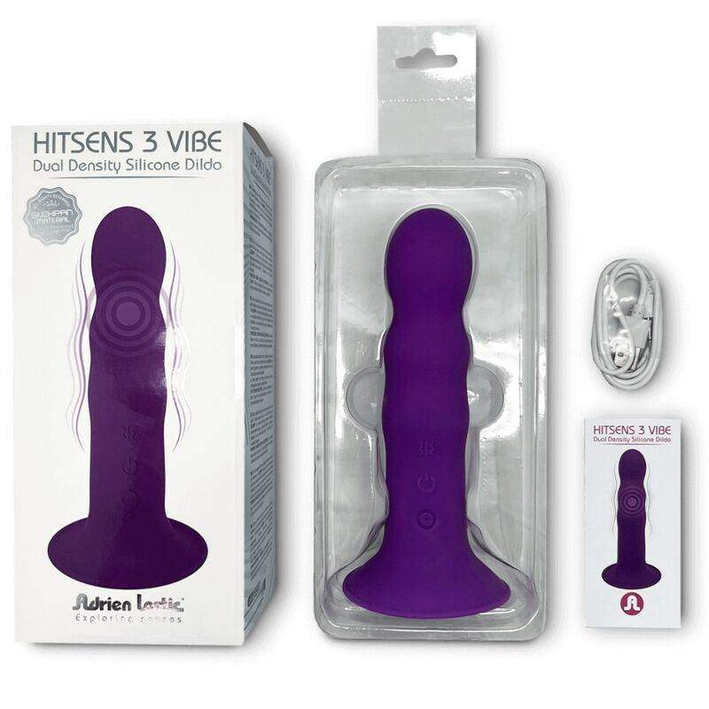 ADRIEN LASTIC - HITSENS VIBE 3 SILIKONDILDO VIOLETT - Vanelion Paradise