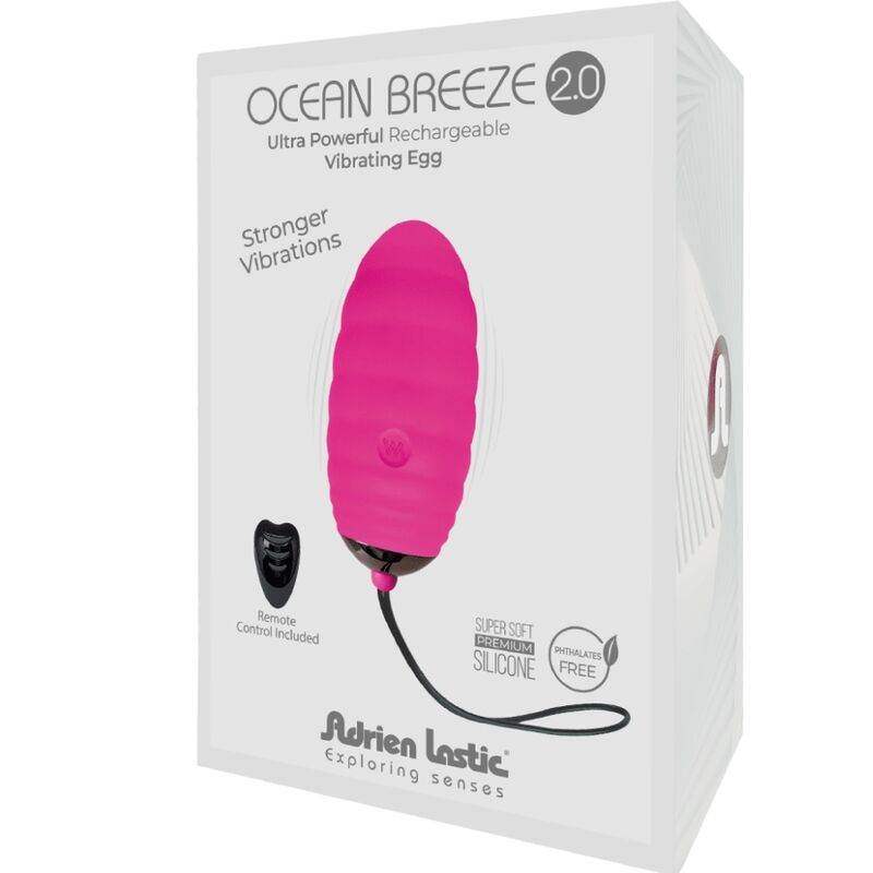 ADRIEN LASTIC - OCEAN BREEZE 2.0 WIEDERAUFLADBARES VIBRATIONSEI MIT FERNBEDIENUNG ROSA - Vanelion Paradise
