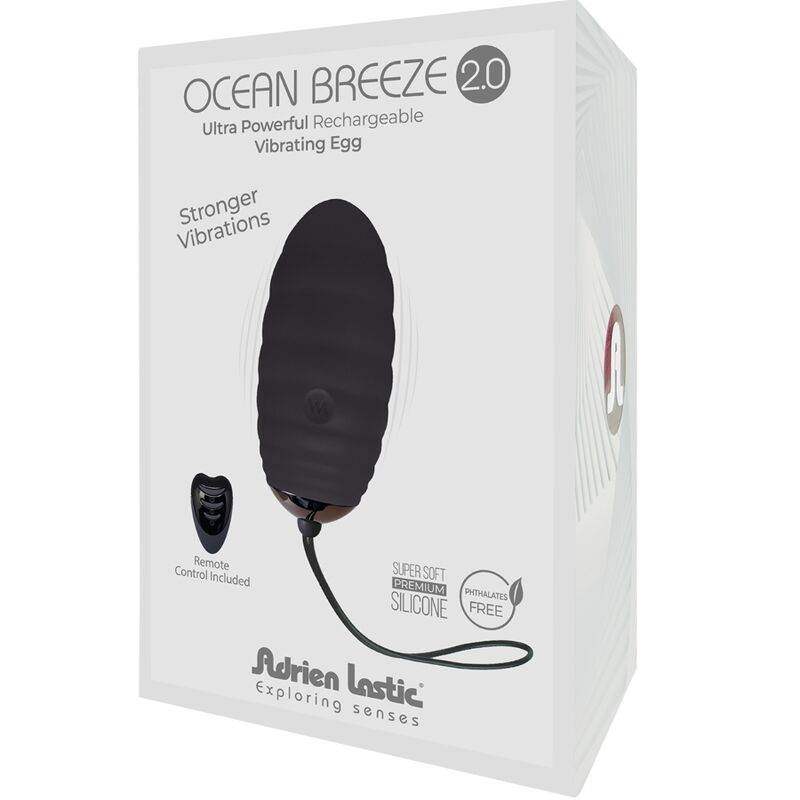 ADRIEN LASTIC - OCEAN BREEZE 2.0 WIEDERAUFLADBARES VIBRATIONSEI MIT FERNBEDIENUNG SCHWARZ - Vanelion Paradise