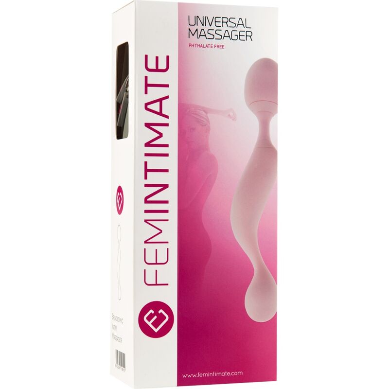 FEMINTIMATE - UNIVERSAL-MASSAGER-SILIKON-VIBRATOR ROSA