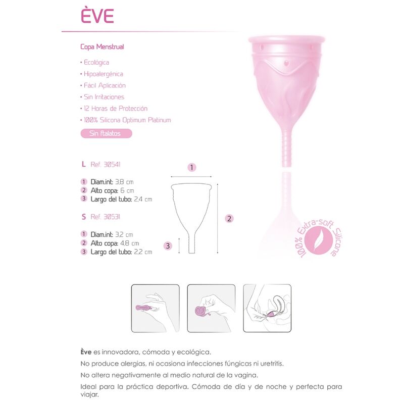 FEMINTIMATE - EVE SILIKON-MENSTRUATIONSTASCHE - GRÖSSE L