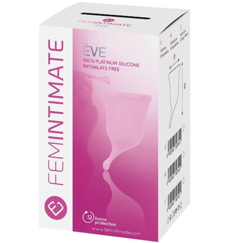 FEMINTIMATE - EVE NEUE SILIKON-MENSTRUATIONSTASCHE - GRÖSSE S