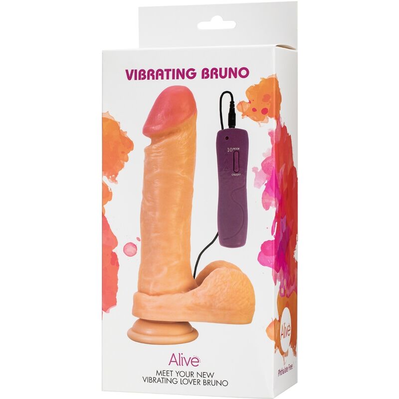 ALIVE - BRUNO REALISTISCHER PENISVIBRATOR 22 CM