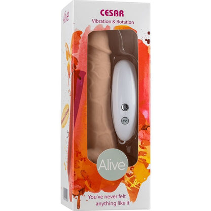 ALIVE - CESAR REALISTISCHER PENISVIBRATOR & ROTATOR 17,5 CM