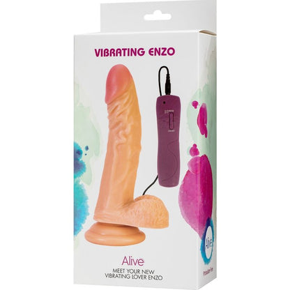 ALIVE - ENZO REALISTISCHER PENISVIBRATOR 21 CM