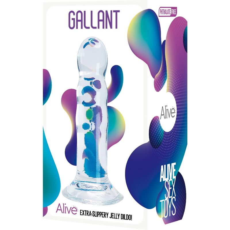 ALIVE - GALLANT REALISTISCHER PENIS TRANSPARENT 14 CM