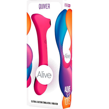 ALIVE  KÖCHERSAUGER & VIBRATOR FUCHSIA