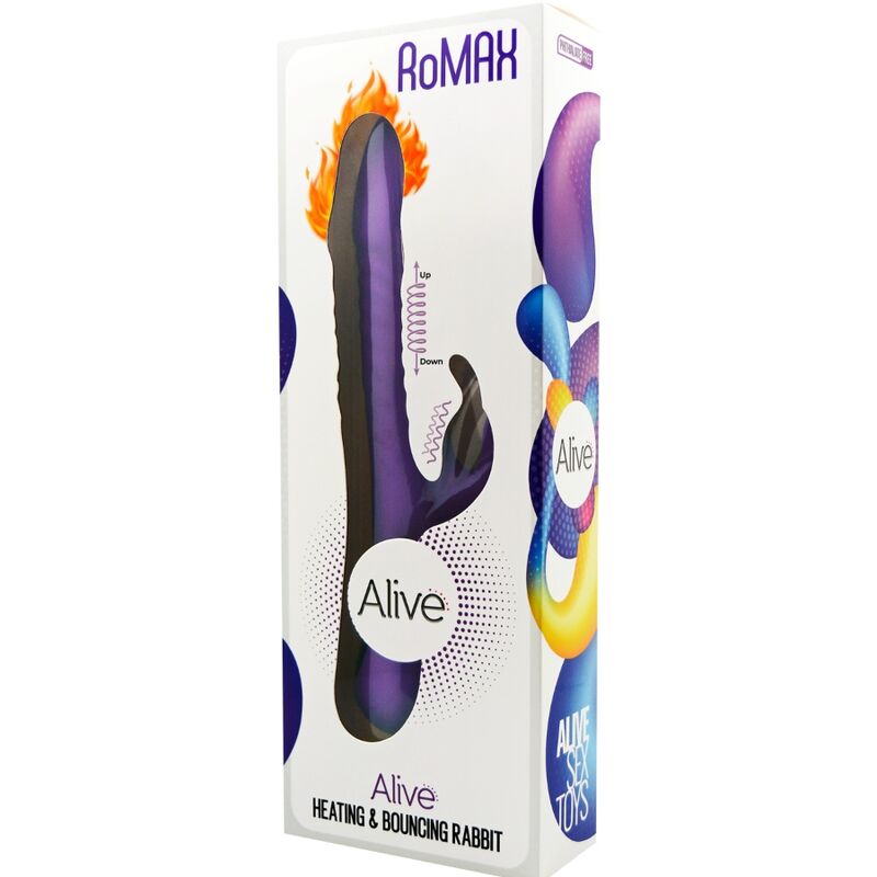 ALIVE - ROMAX VIBRATOR KANINCHEN SILIKON VIOLETT