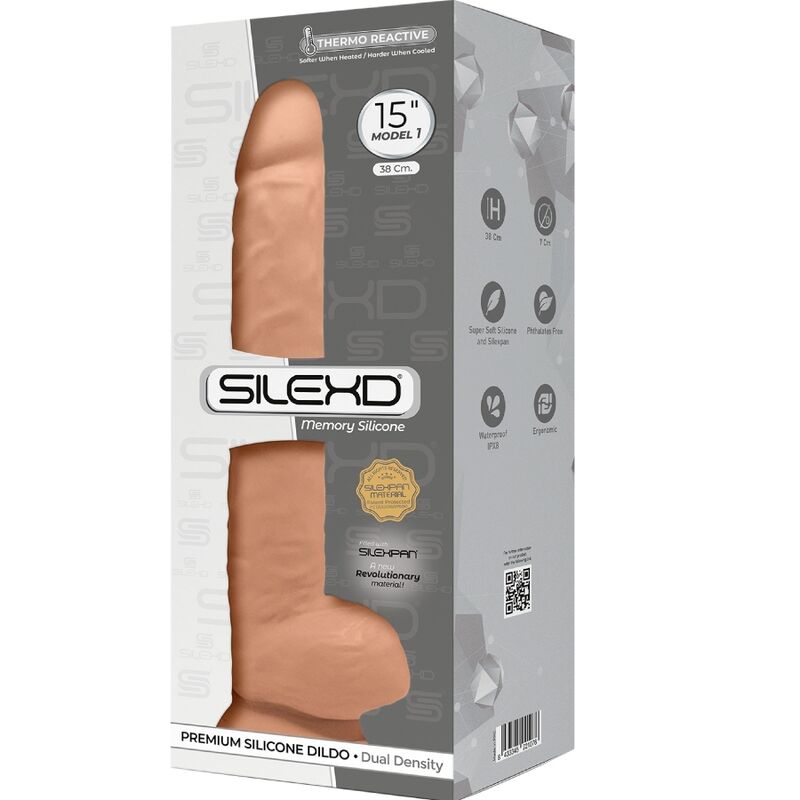 SILEXD - MODEL 1 REALISTISCHER PENIS PREMIUM SILEXPAN SILIKON 38 CM