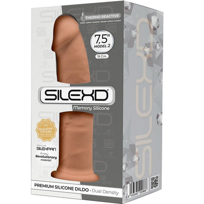 SILEXD - MODELL 2 REALISTISCHER PENIS PREMIUM SILEXPAN SILIKON KARAMELL 19 CM