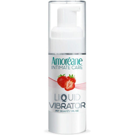 AMOREANE  VIBRIERENDE FLÜSSIGE ERDBEERE 30 ML