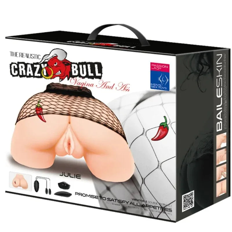 CRAZY BULL - VAGINA UND ANUS MIT REALISTISCHEM NETZ MIT VIBRATION - Vanelion Paradise