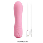 PRETTY LOVE - ALICE WIEDERAUFLADBARER VIBRATOR PINK - Vanelion Paradise