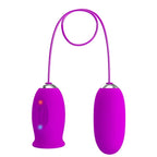 PRETTY LOVE - DAISY DUAL EGG WIEDERAUFLADBARER VIBRATOR LILA - Vanelion Paradise