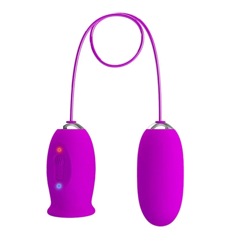 PRETTY LOVE - DAISY DUAL EGG WIEDERAUFLADBARER VIBRATOR LILA - Vanelion Paradise