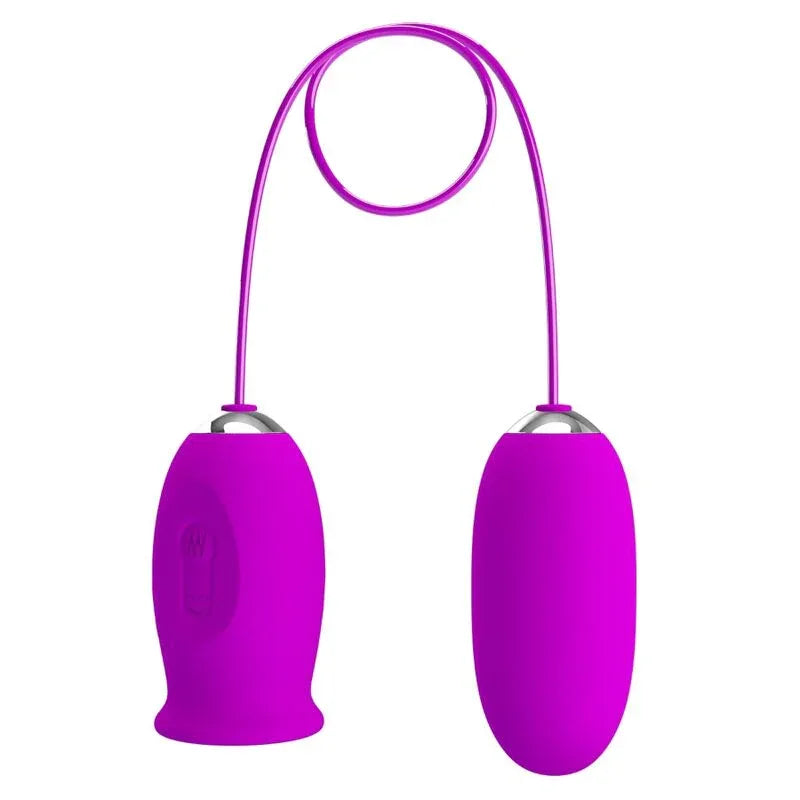 PRETTY LOVE - DAISY DUAL EGG WIEDERAUFLADBARER VIBRATOR LILA - Vanelion Paradise