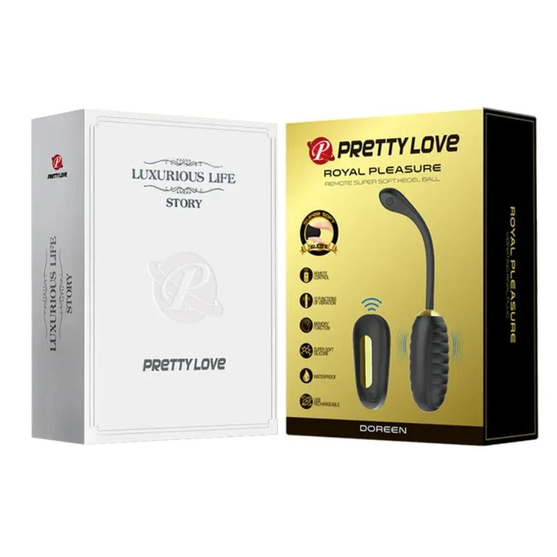 PRETTY LOVE - DOREEN LUXURY WIEDERAUFLADBARES VIBRATIONS-EI SCHWARZ - Vanelion Paradise