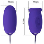 PRETTY LOVE - DAISY YOUTH VIOLET WIEDERAUFLADBARER VIBRATOR-STIMULATOR - Vanelion Paradise