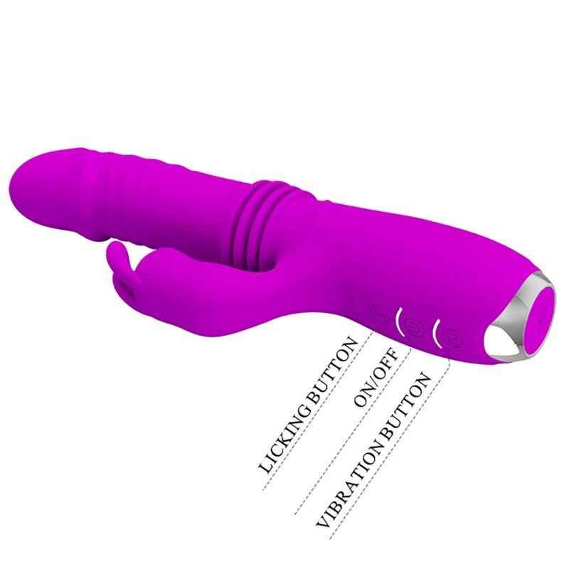 PRETTY LOVE - DOROTHY PURPLE WIEDERAUFLADBARER KANINCHENVIBRATOR - Vanelion Paradise