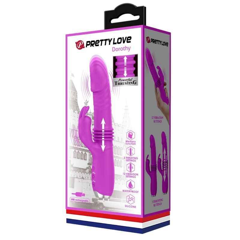 PRETTY LOVE - DOROTHY PURPLE WIEDERAUFLADBARER KANINCHENVIBRATOR - Vanelion Paradise
