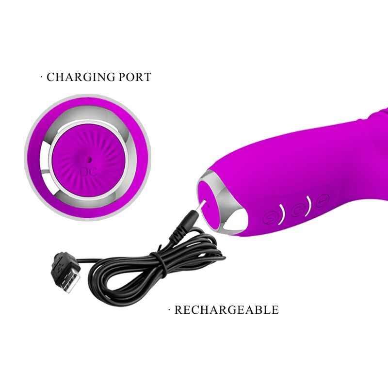 PRETTY LOVE - DOROTHY PURPLE WIEDERAUFLADBARER KANINCHENVIBRATOR - Vanelion Paradise
