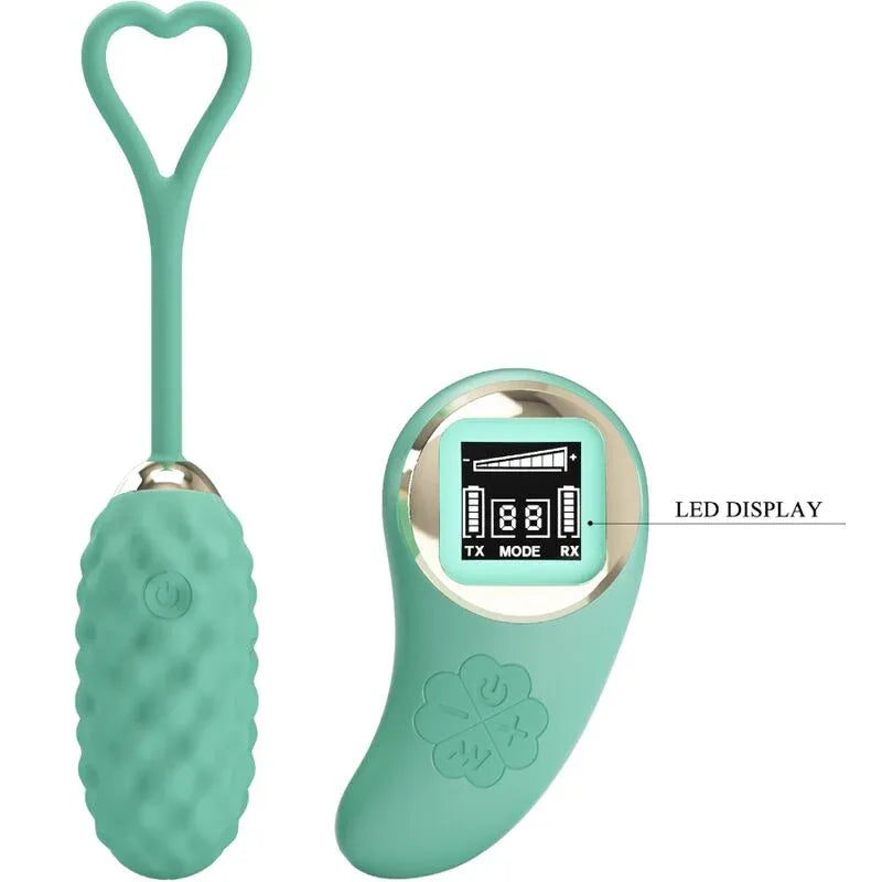 PRETTY LOVE - VIVIAN GREEN VIBRIERENDES EI MIT FERNBEDIENUNG - Vanelion Paradise