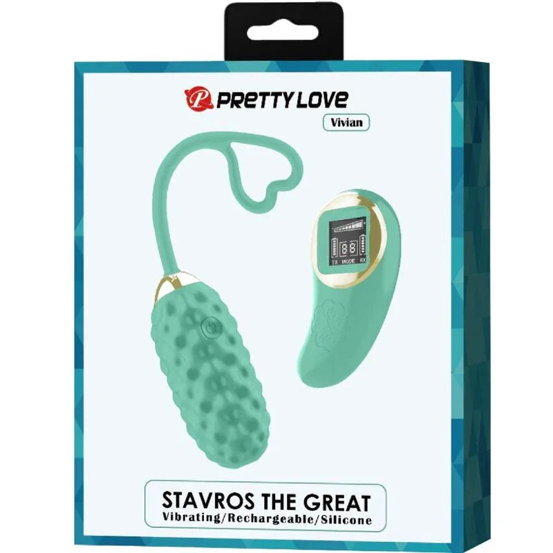 PRETTY LOVE - VIVIAN GREEN VIBRIERENDES EI MIT FERNBEDIENUNG - Vanelion Paradise