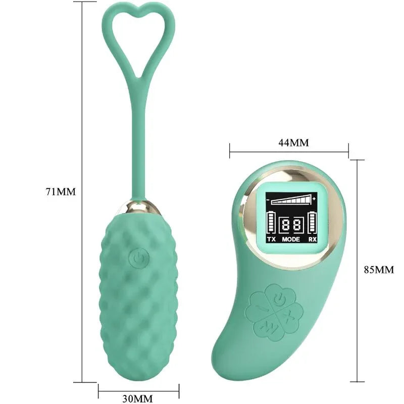 PRETTY LOVE - VIVIAN GREEN VIBRIERENDES EI MIT FERNBEDIENUNG - Vanelion Paradise