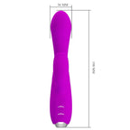 PRETTY LOVE - GLORIA WIEDERAUFLADBARER KANINCHENVIBRATOR, WASSERDICHT, LILA - Vanelion Paradise