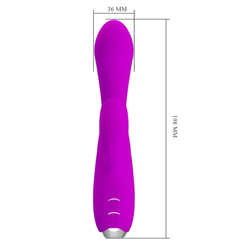 PRETTY LOVE - GLORIA WIEDERAUFLADBARER KANINCHENVIBRATOR, WASSERDICHT, LILA - Vanelion Paradise