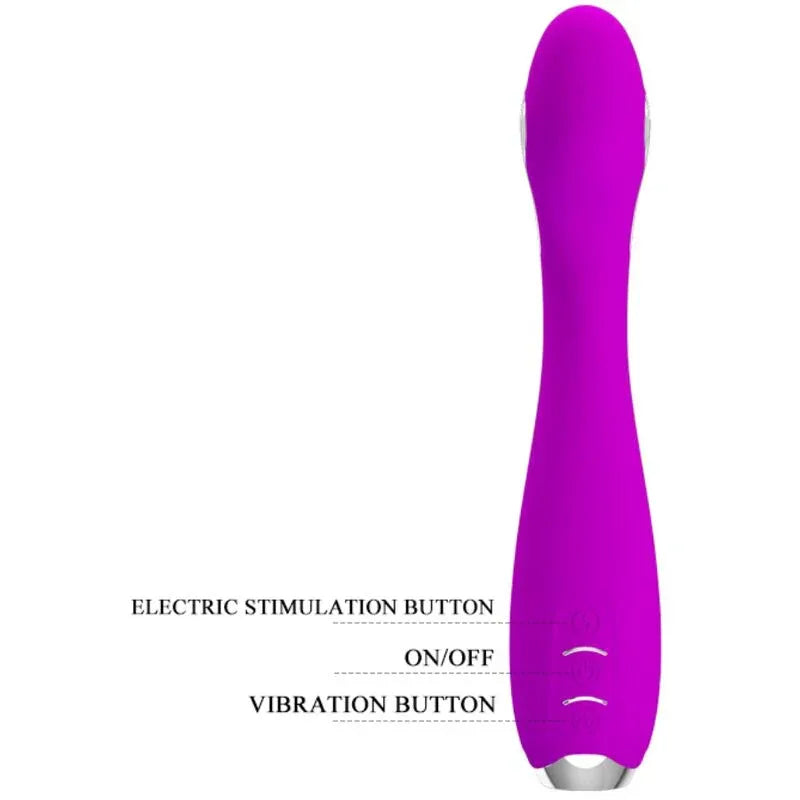 PRETTY LOVE Hector Elektroschock-Vibrator Lila – 7 Modi, wasserdicht - Vanelion Paradise