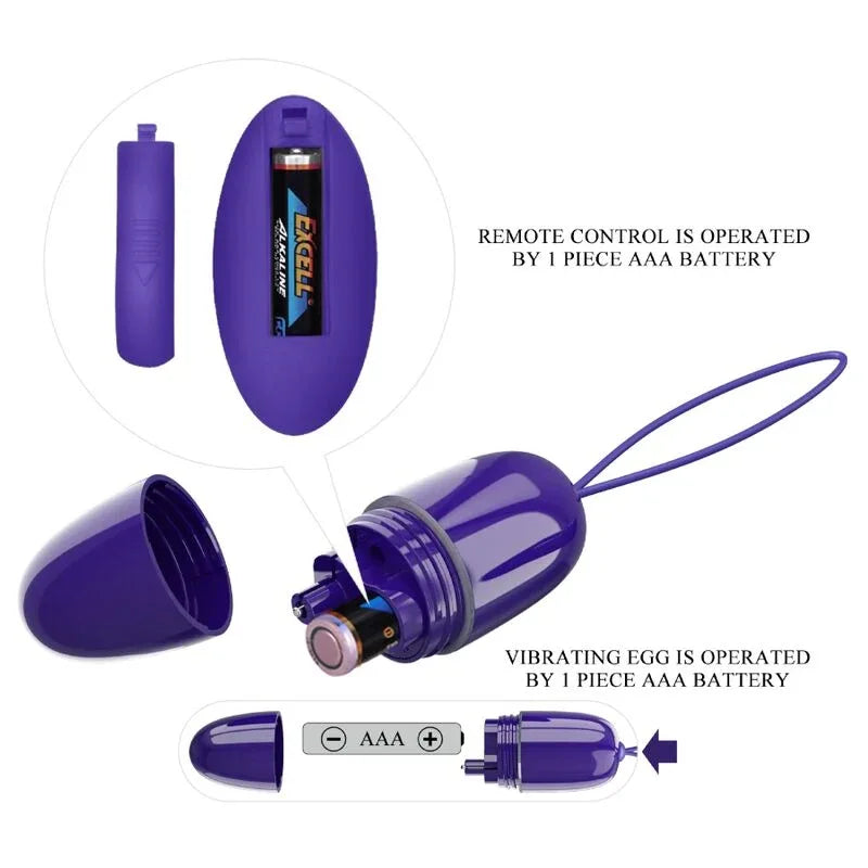 PRETTY LOVE - SELKIE YOUTH MINI VIBRIERENDES EI VIOLET FERNBEDIENUNG - Vanelion Paradise