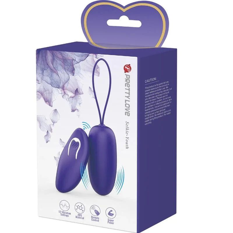 PRETTY LOVE - SELKIE YOUTH MINI VIBRIERENDES EI VIOLET FERNBEDIENUNG - Vanelion Paradise