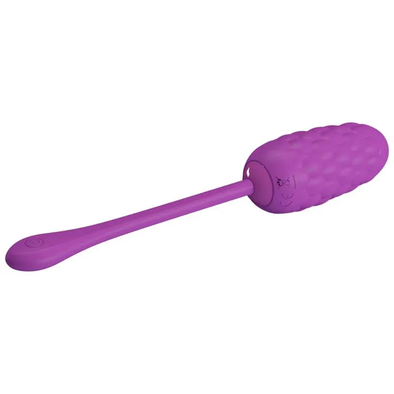 PRETTY LOVE - VIBRIERENDES EI MIT LILA WIEDERAUFLADBARER MEERESTEXTUR - Vanelion Paradise