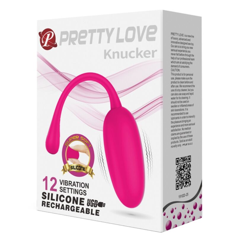 PRETTY LOVE - KNUCKER PINK WIEDERAUFLADBARES VIBRATIONS-EI