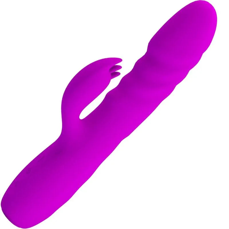 PRETTY LOVE Melanie Kaninchenvibrator Lila – 12 Modi, 4 Schubfunktionen - Vanelion Paradise