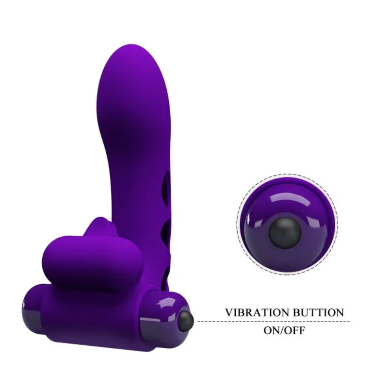 PRETTY LOVE - ORLANDO PURPLE VIBRATOR FINGERHÜLLE - Vanelion Paradise