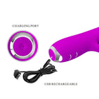 PRETTY LOVE Rachel Zungenvibrator mit Saugfunktion – Lila, USB - Vanelion Paradise